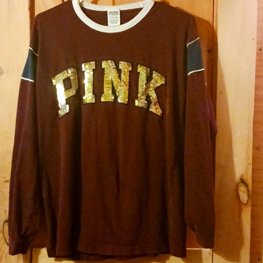 Victoria's Secret pink long sleeve shirt size small